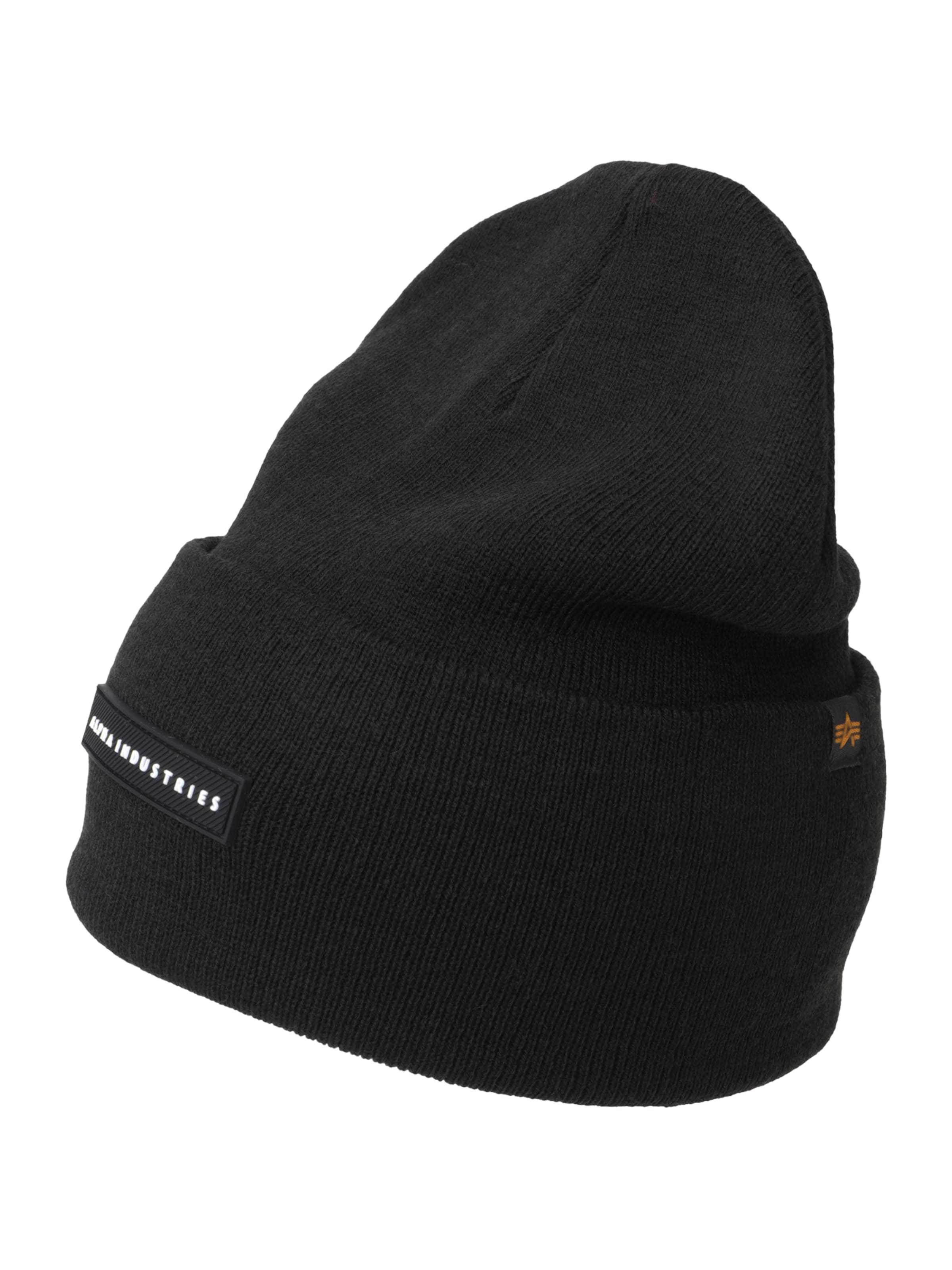 melns ALPHA INDUSTRIES Cepure: no priekšpuses