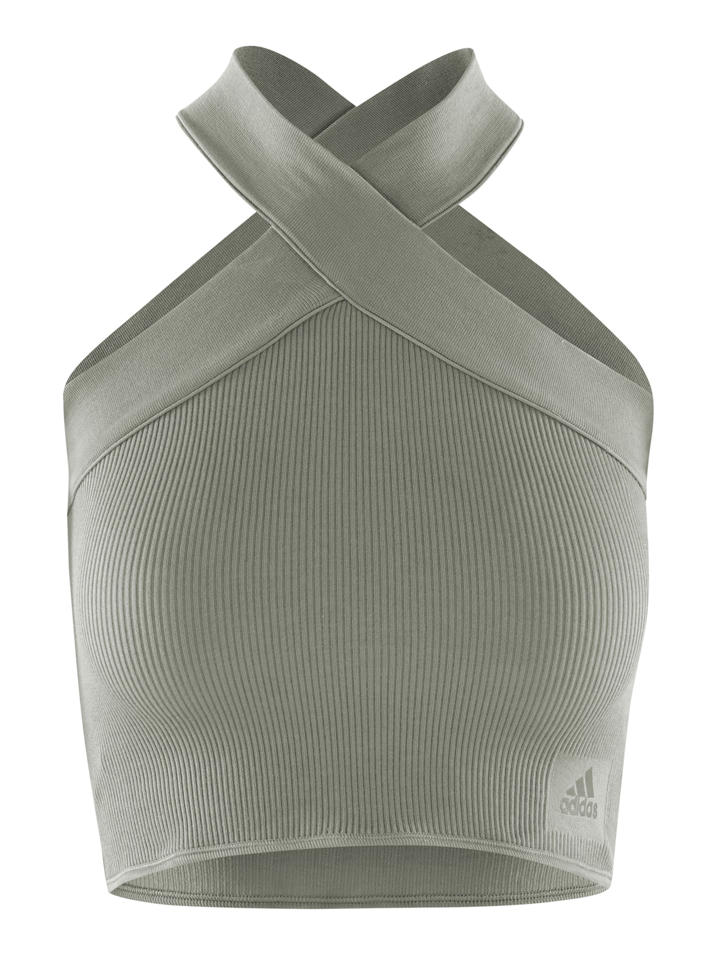 ADIDAS SPORTSWEAR - Bustier Sujetador en gris: frente