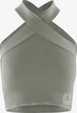 ADIDAS SPORTSWEAR Bra ' HALTER BRALETTE ' in Grey: front