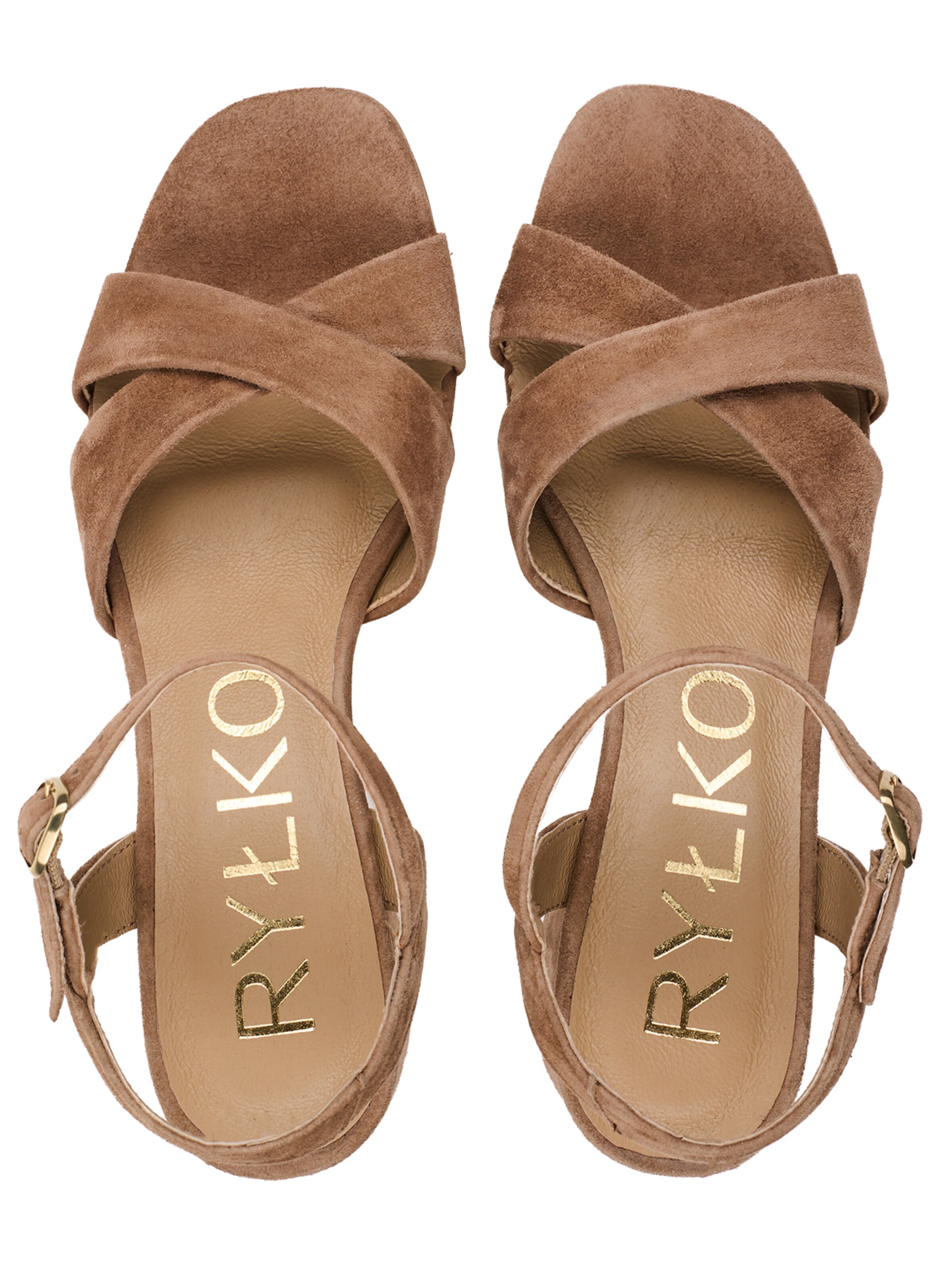 RYLKO Sandale in Braun