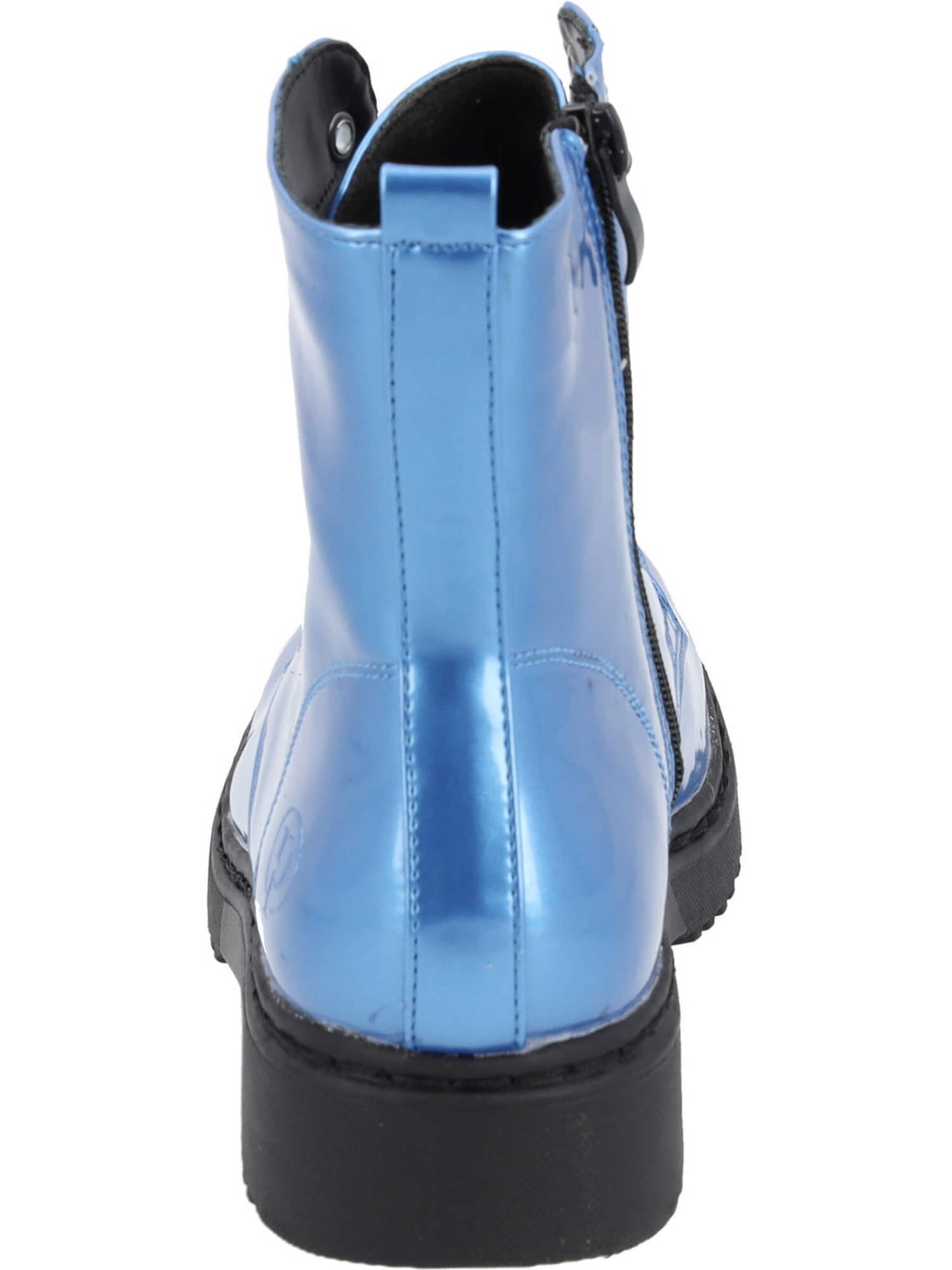 Palado by Sila Sahin Lace-up boot 'Djerba Gloss' in Blue