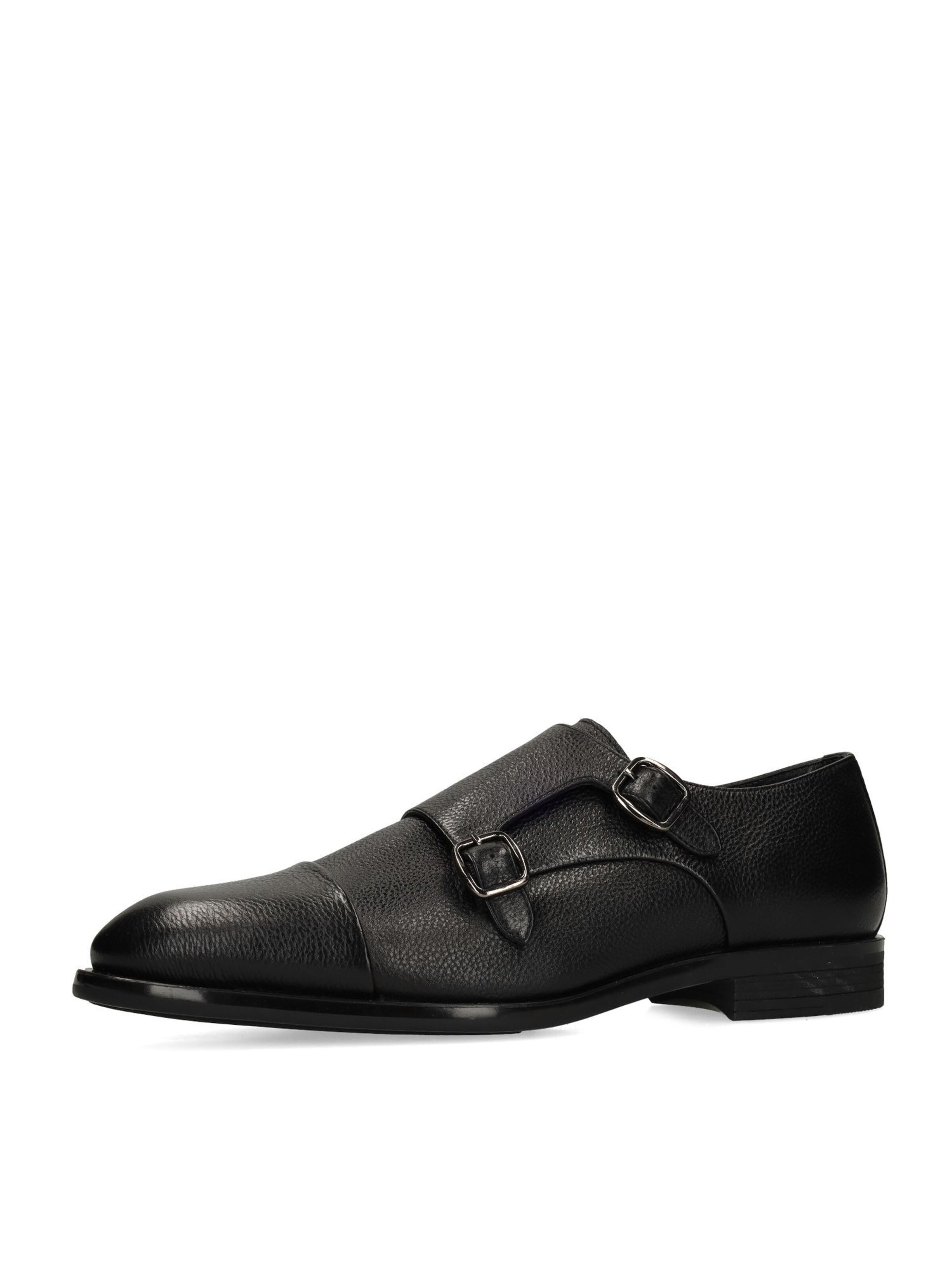 MANFIELD Halbschuh in Schwarz: Vorderseite