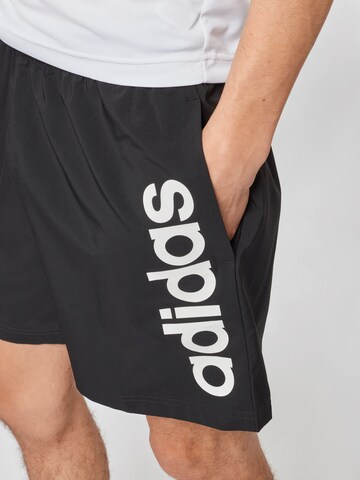 ADIDAS SPORTSWEAR Regular Sportshorts 'Aeroready Essentials Chelsea Linear Logo' in Schwarz