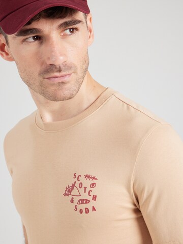 SCOTCH & SODA - Camiseta en beige