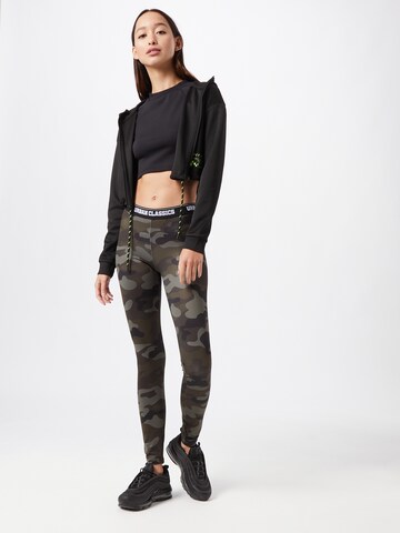 Urban Classics Skinny Leggings in Grün