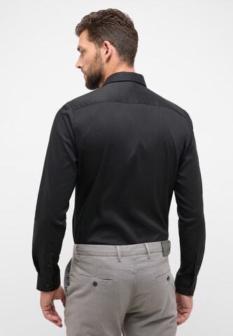 ETERNA Slim Fit Hemd in Schwarz
