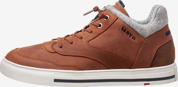 LLOYD High-Top Sneakers 'ELLISON' in Brown: front
