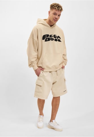 Felpa 'Drew Terry Boxy' di Pegador in beige