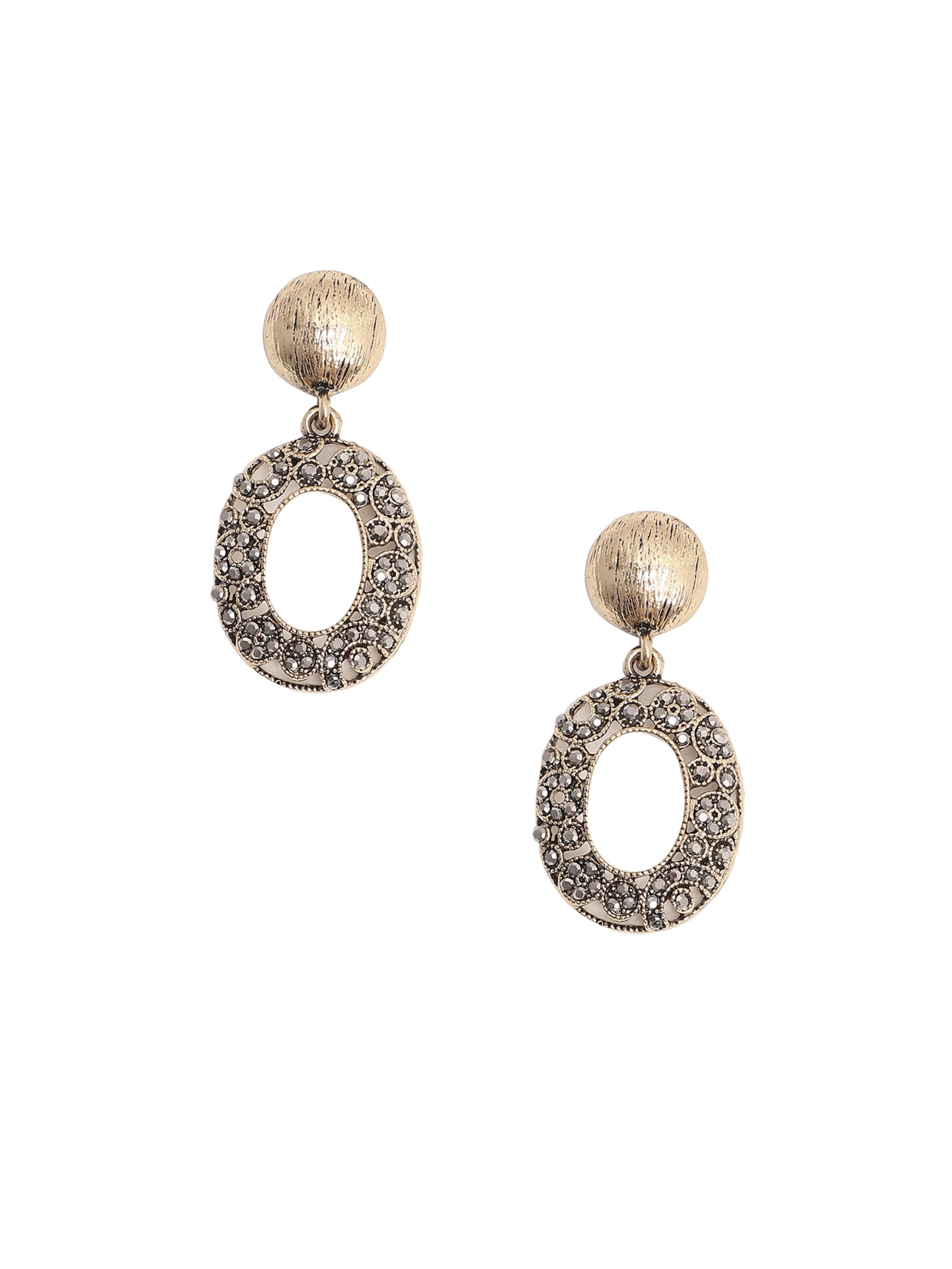 SOHI Обеци ' Joleen ' в злато: отпред