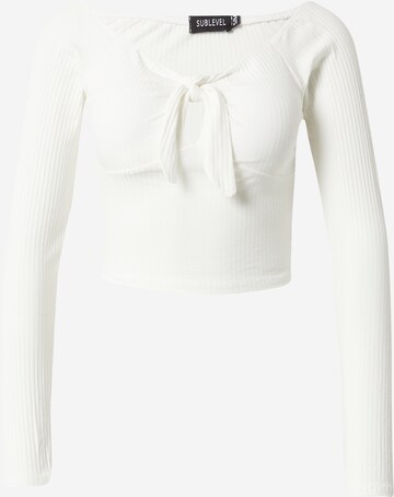 Sublevel Shirt in White: front