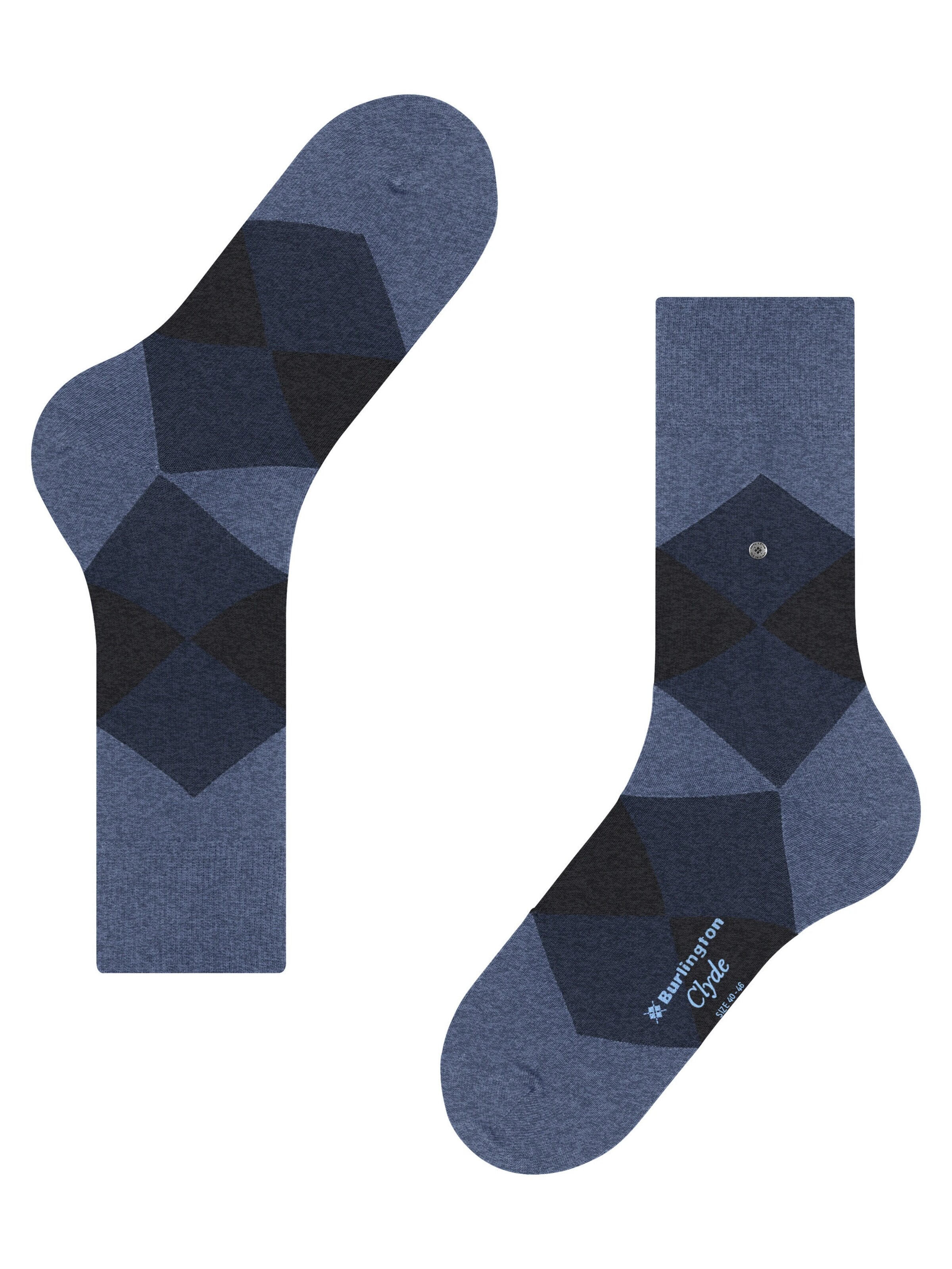 BURLINGTON Socks 'Clyde' in Blue