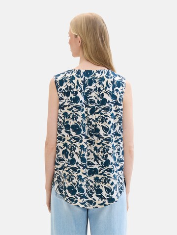 TOM TAILOR Bluse in Blau