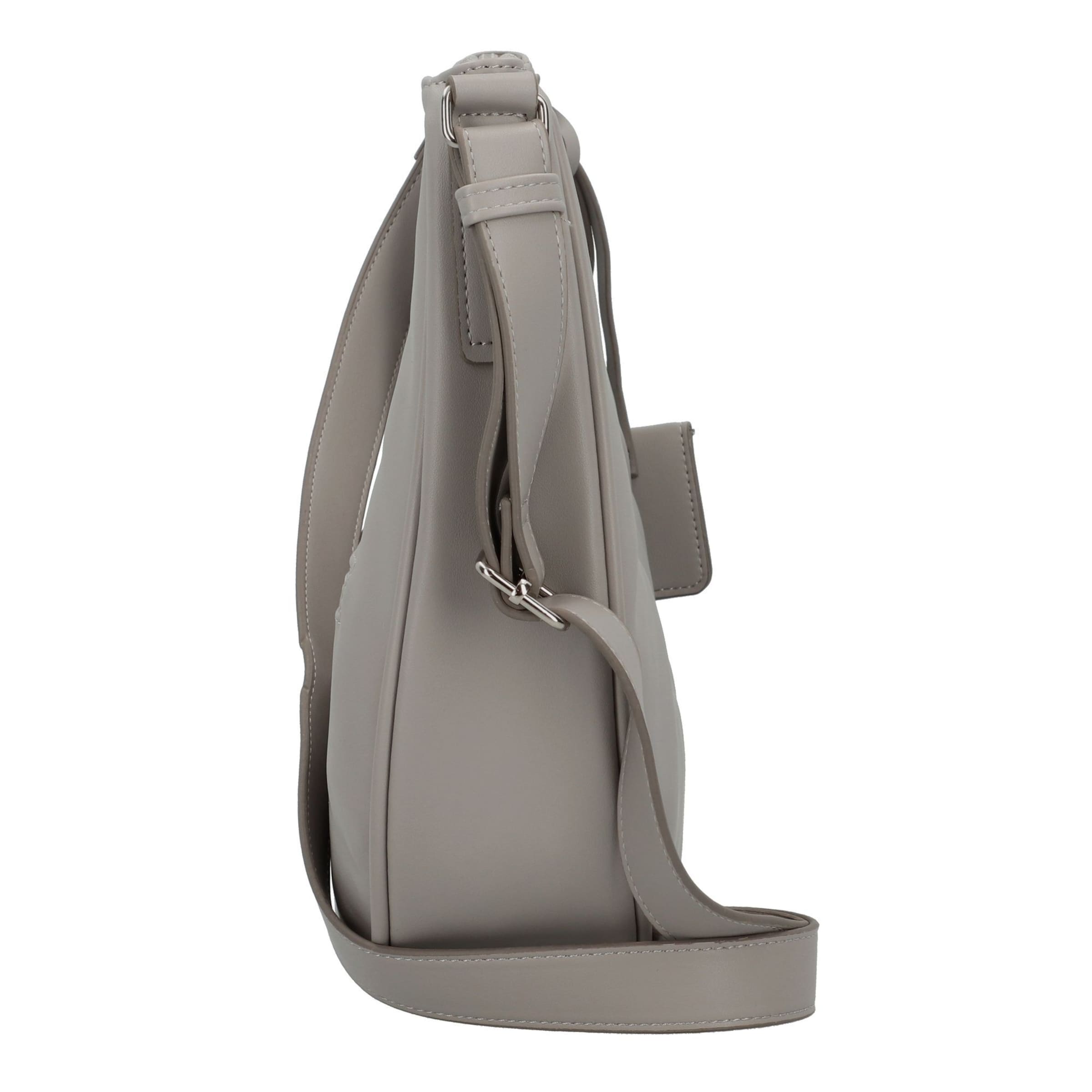 TOM TAILOR DENIM Schoudertas 'Bena' in Grijs