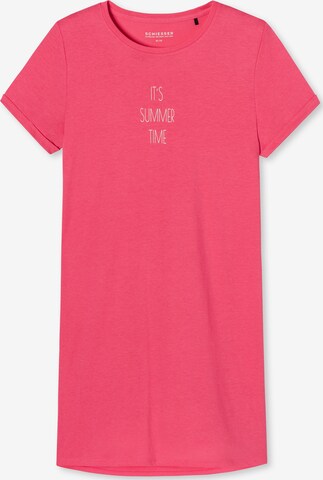 SCHIESSER Nachthemd 'Summer Night' in Pink: predná strana