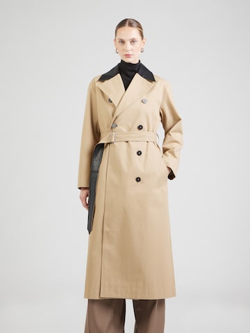 FRENCH CONNECTION Övergångskappa 'DASHA' i beige: framsida