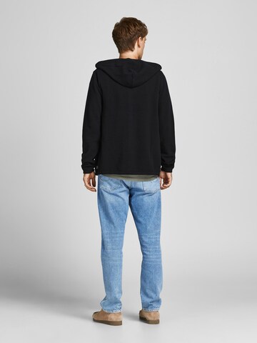 JACK & JONES Kardigan 'Hill' w kolorze czarny