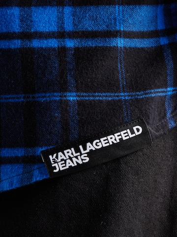 KARL LAGERFELD JEANS Rovný strih Košeľa - Modrá