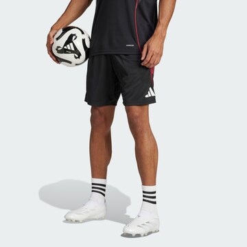 ADIDAS PERFORMANCE Regular Sports trousers 'Ajax Tiro 25 Competition' in Black: front
