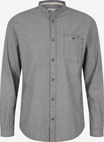 Chemise TOM TAILOR en gris : devant