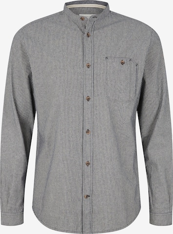 Coupe regular Chemise TOM TAILOR en gris : devant