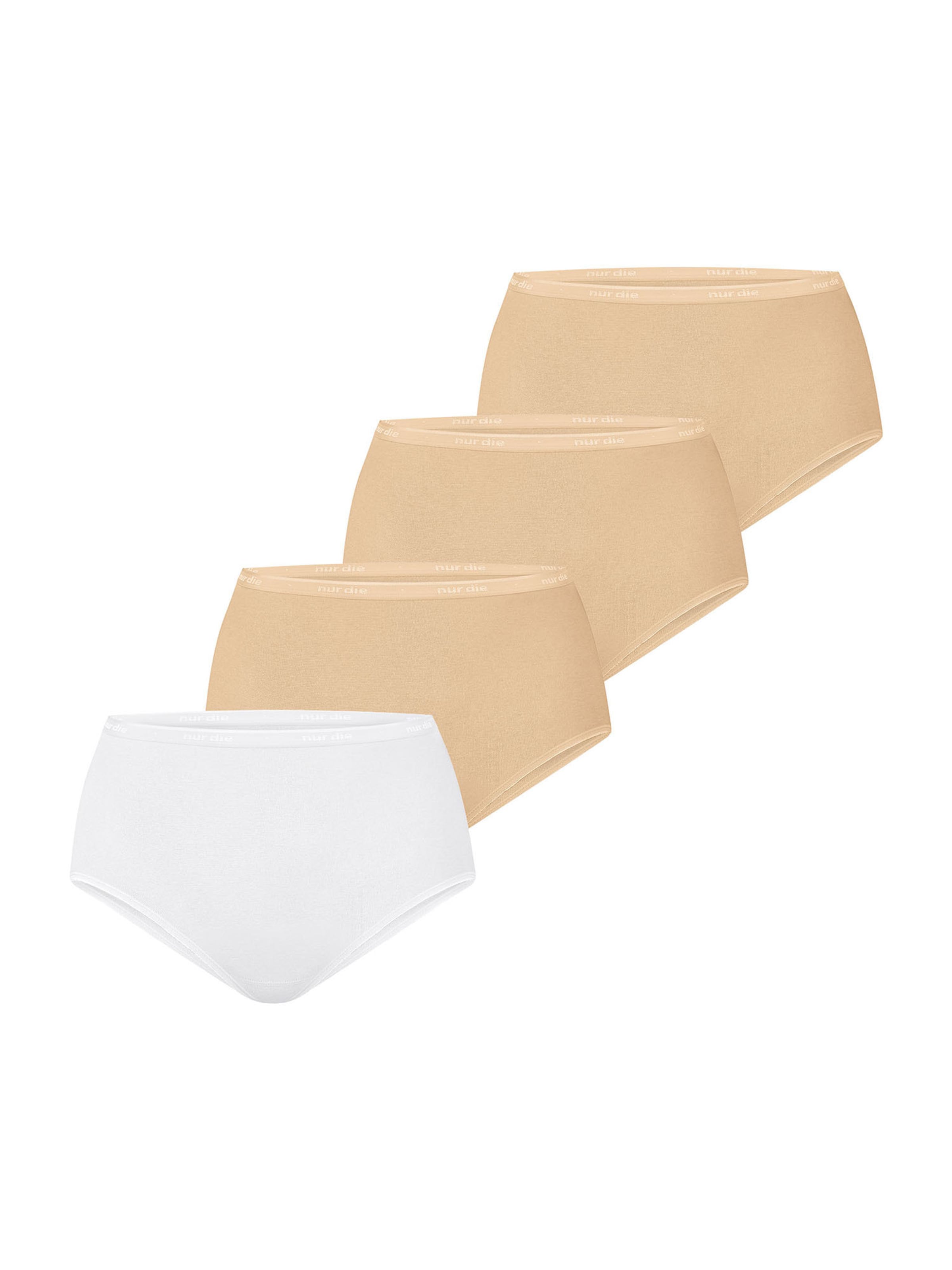 Slip ' Bio-Baumwolle ' Nur Die en beige : devant