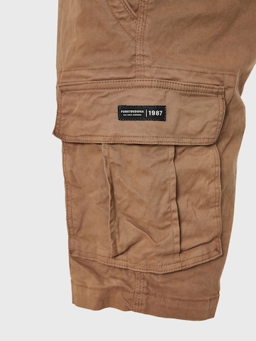 Regular Pantalon cargo Funky Buddha en marron