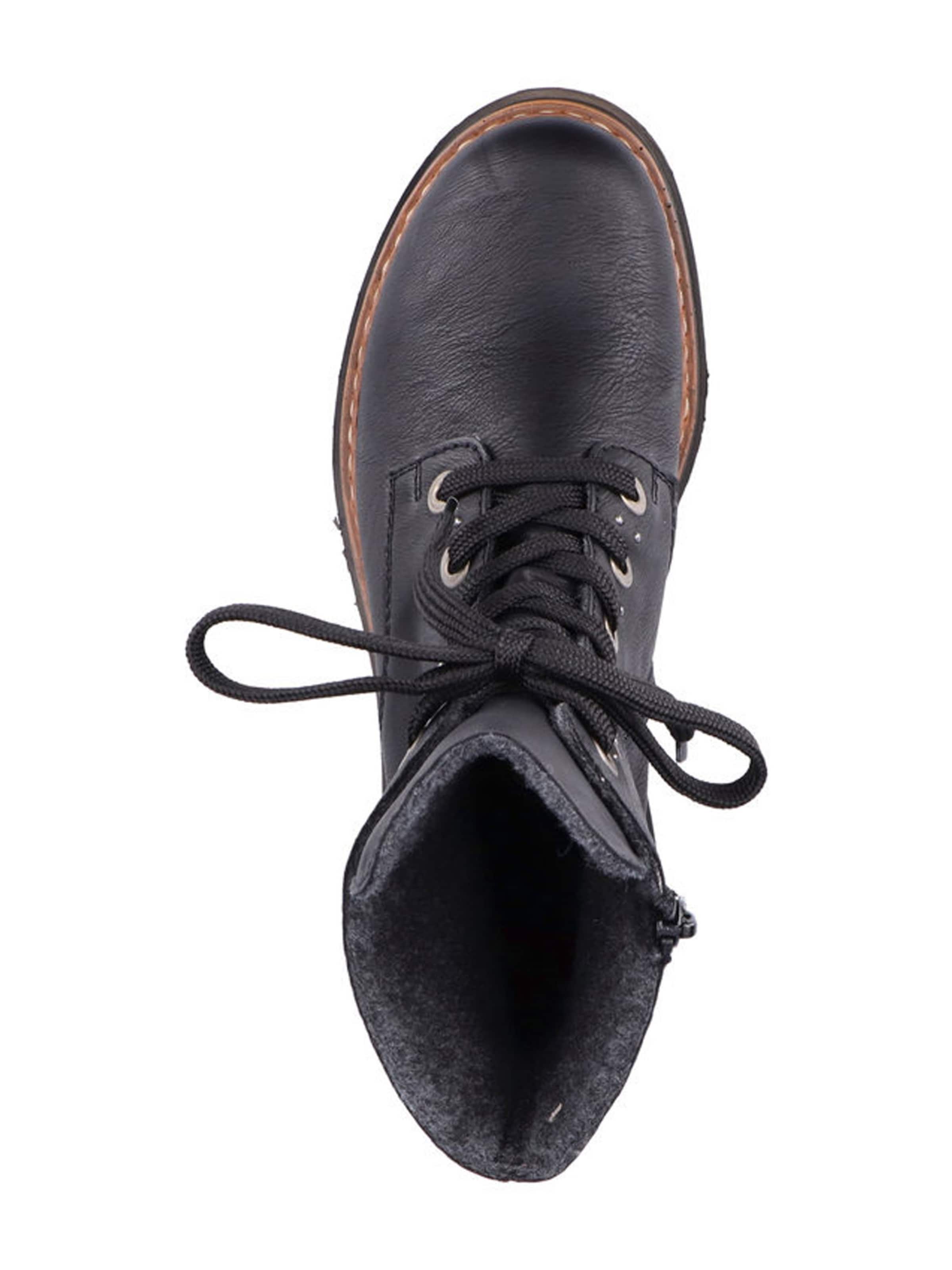 Stivaletto stringato di Rieker in nero