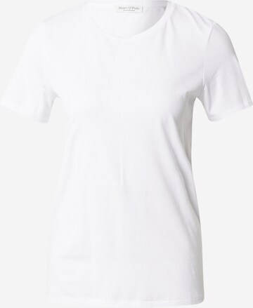 T-shirt Marc O'Polo en blanc : devant