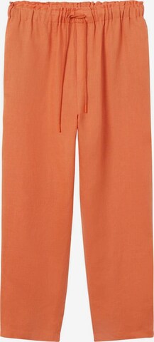 MANGO Loose fit Pants in Orange: front