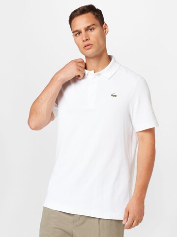 T-Shirt fonctionnel Lacoste Sport en blanc : devant