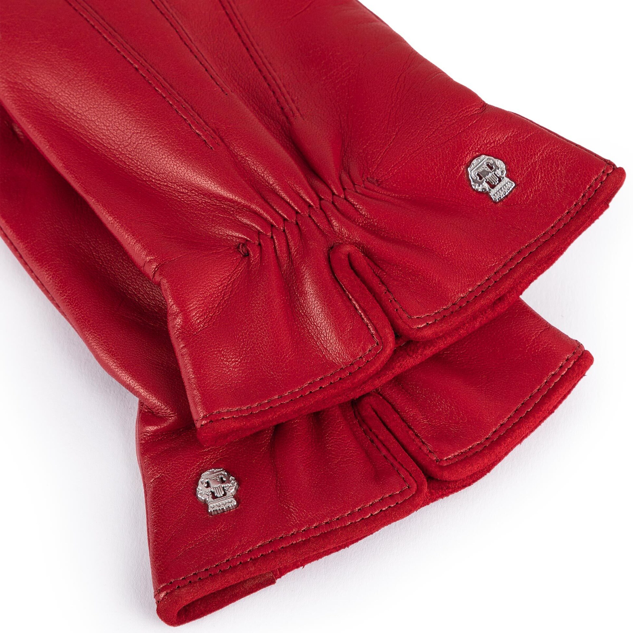 Roeckl Full finger gloves 'ANTWERPEN TOUCH' in Red