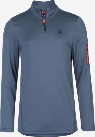 Sweat de sport Spyder en gris : devant