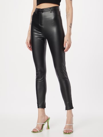 Skinny Leggings de la Koton pe negru: față