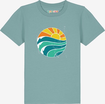 watabout.kids Shirt 'Summer Sun' in Blue: front
