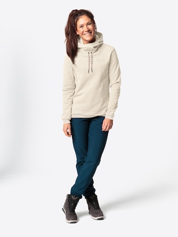 VAUDE Athletic Sweater 'W Manukau Ho III' in Beige