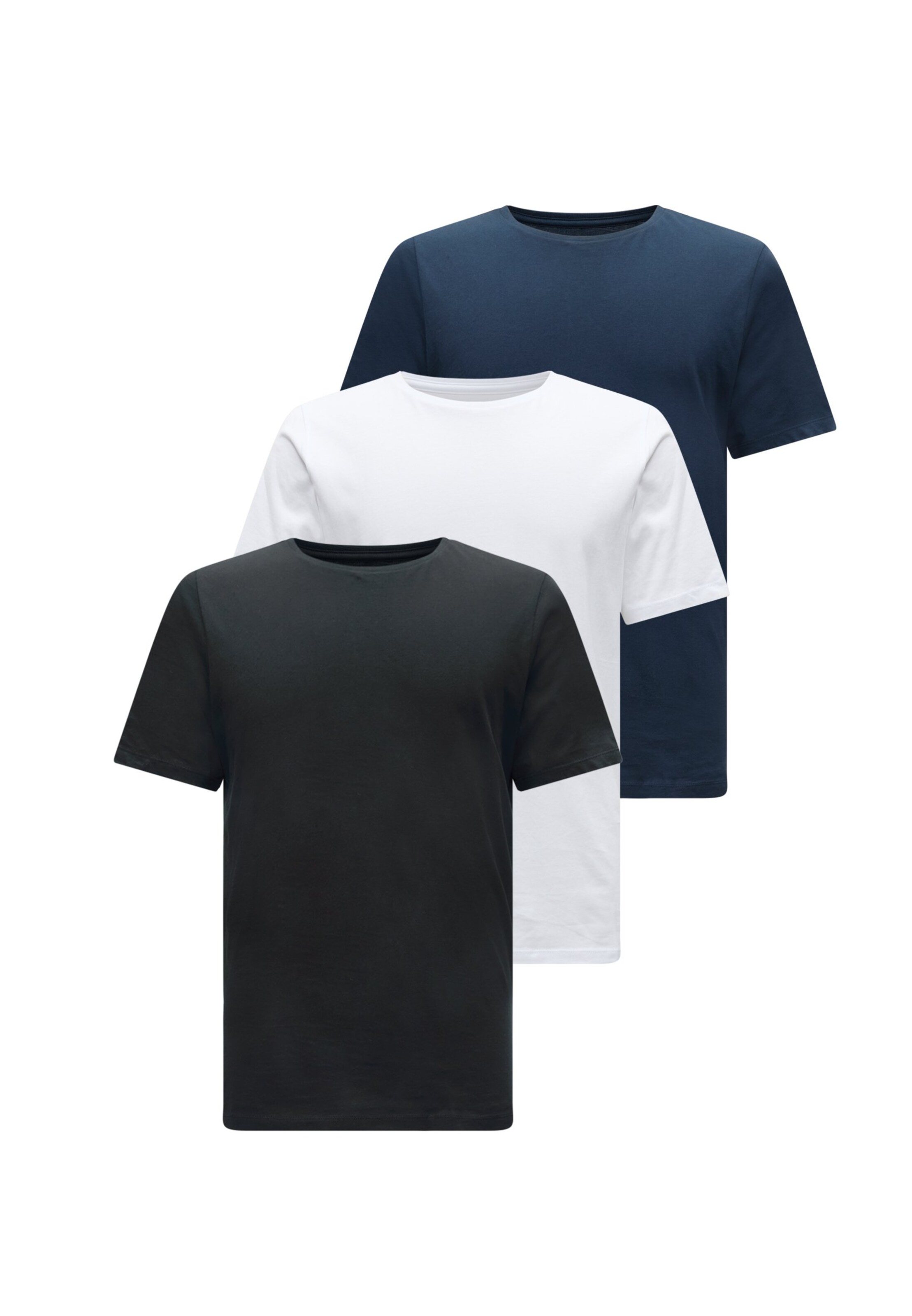 KnowledgeCotton Apparel T-Shirt in Blau: Vorderseite