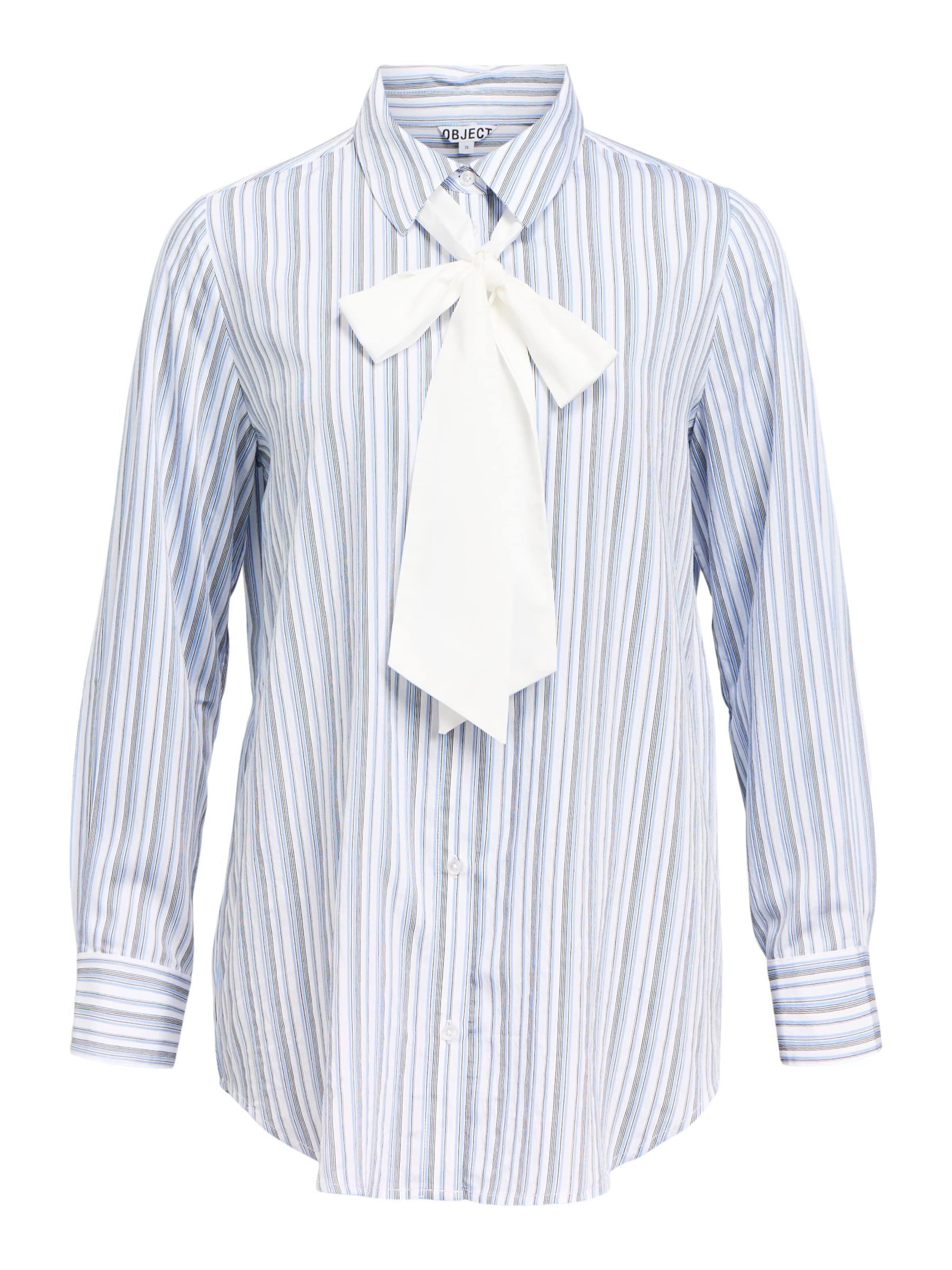 Camicia da donna 'OBJUma' di OBJECT in bianco: frontale