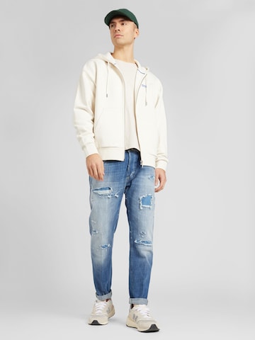 HUGO Sweat jacket 'Nardimez' in White