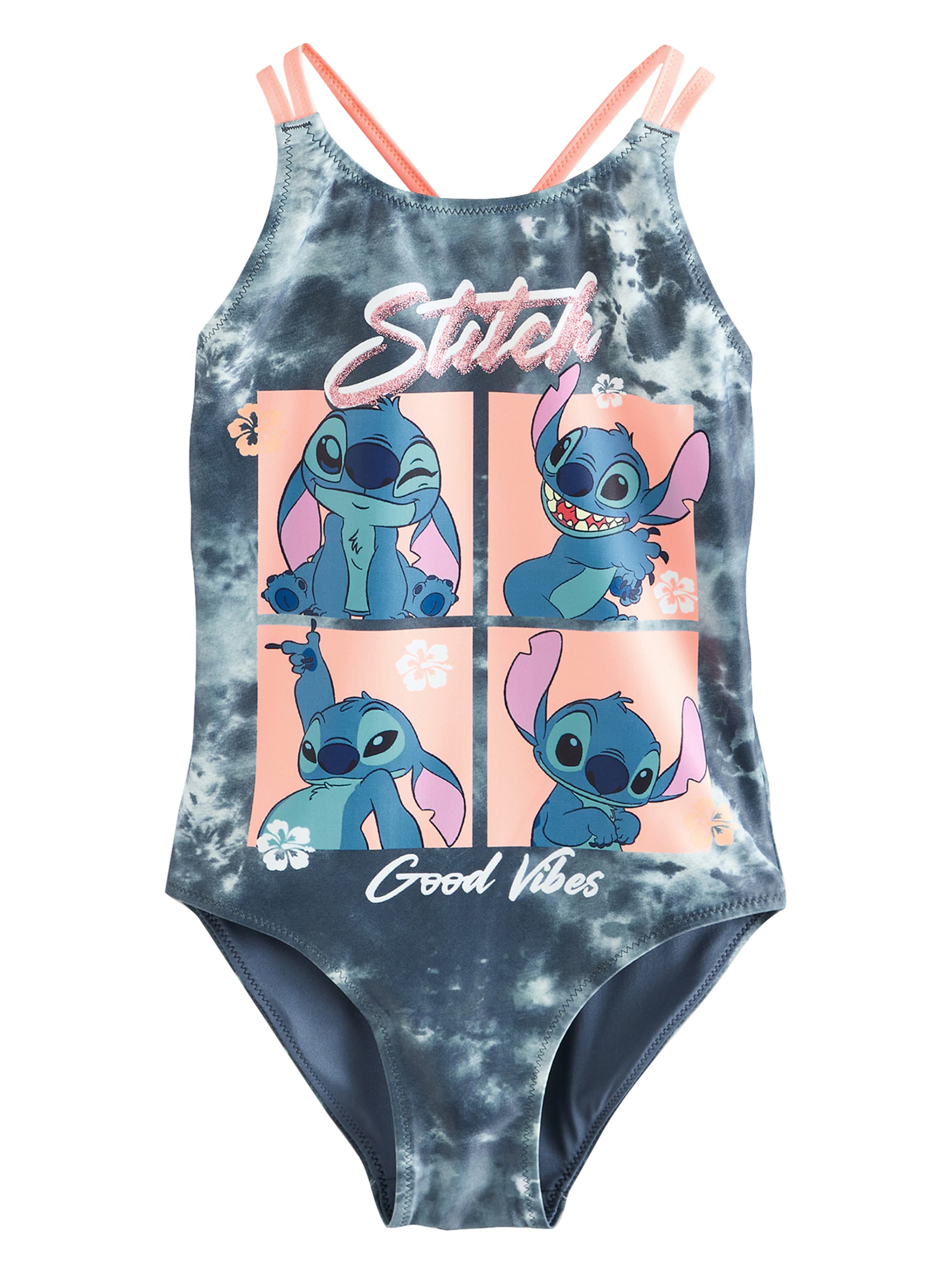 Maillot de bain 'Lilo & Stitch' Next en gris : devant