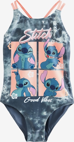Next Uimapuku 'Lilo & Stitch' värissä harmaa: etupuoli