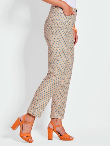 Goldner Slimfit Broek 'Louisa' in Gemengde kleuren