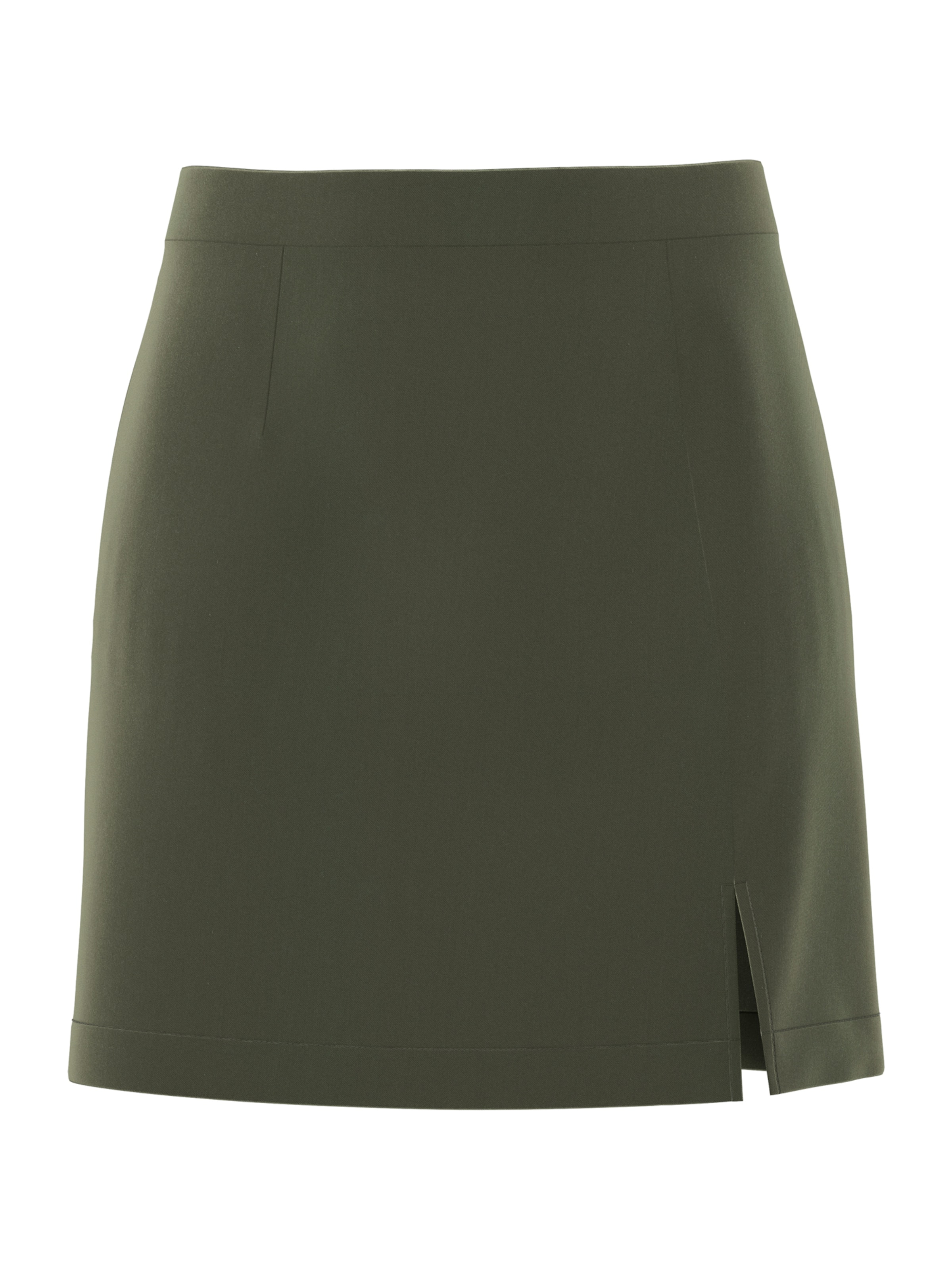 Jupe 'PCBOZZY' PIECES en vert : devant