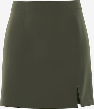Fustă 'PCBOZZY' de la PIECES pe verde: față