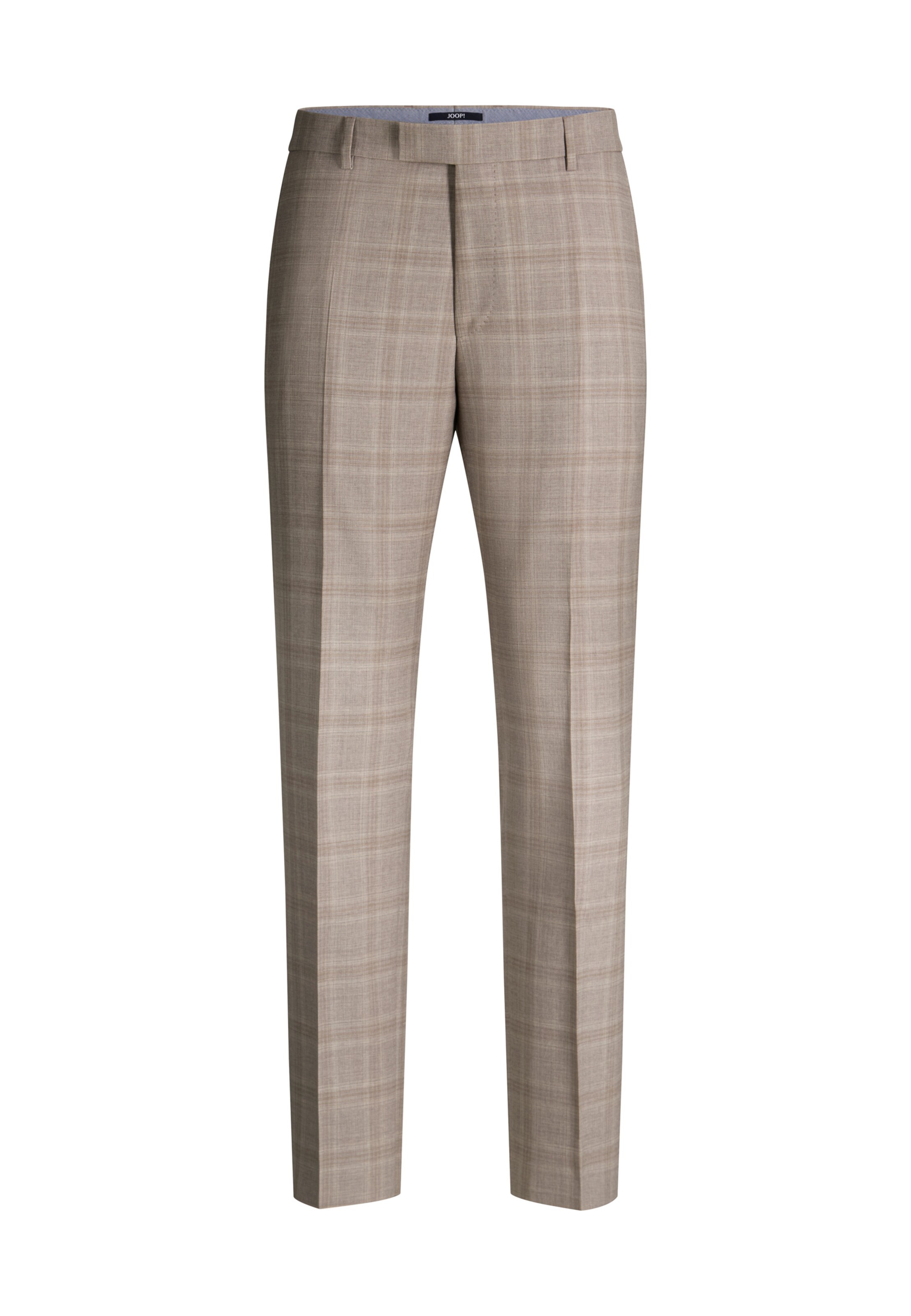 JOOP! Slim fit Trousers with creases in Beige: front