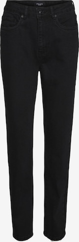 Vero Moda Petite - Slimfit Vaquero 'Ellie' en negro: frente