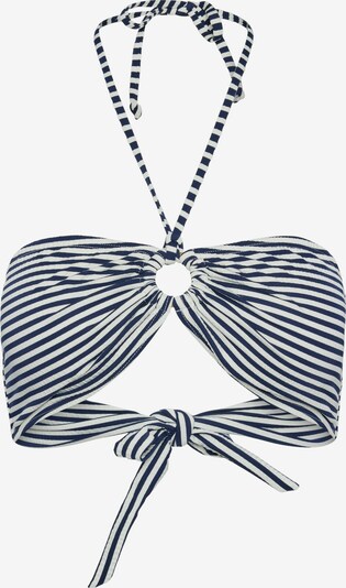 PIECES Bikini gornji dio 'CATRINE' u morsko plava / bijela, Pregled proizvoda