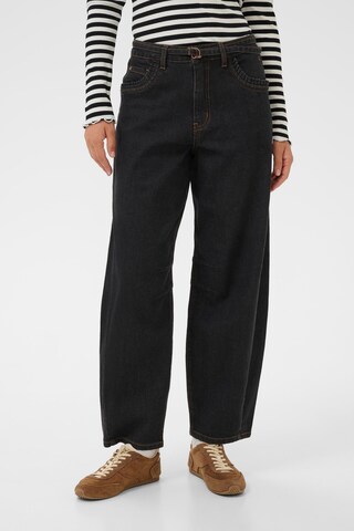 Cream Wide leg Jeans ' CRCaysa ' in Black: front