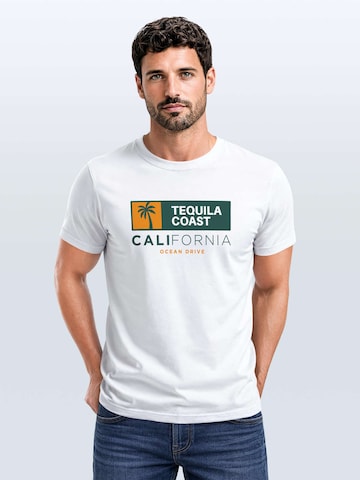 Neverless Shirt 'California'‌‌‌‌‌‌‌‌ in Weiß