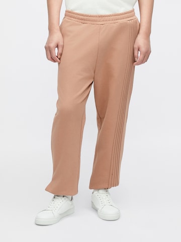 Loosefit Pantalon 'Fattor' Carlo Colucci en marron : devant