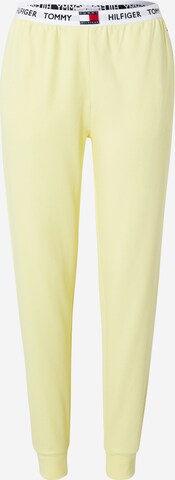 Tapered Pantaloncini da pigiama di Tommy Hilfiger Underwear in giallo: frontale